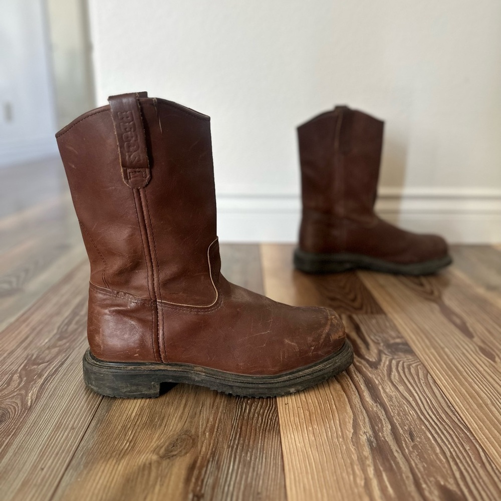 RED WING 2231 Pecos Men 10.5 E Steel Toe Leather Pull On Safety Work Boot